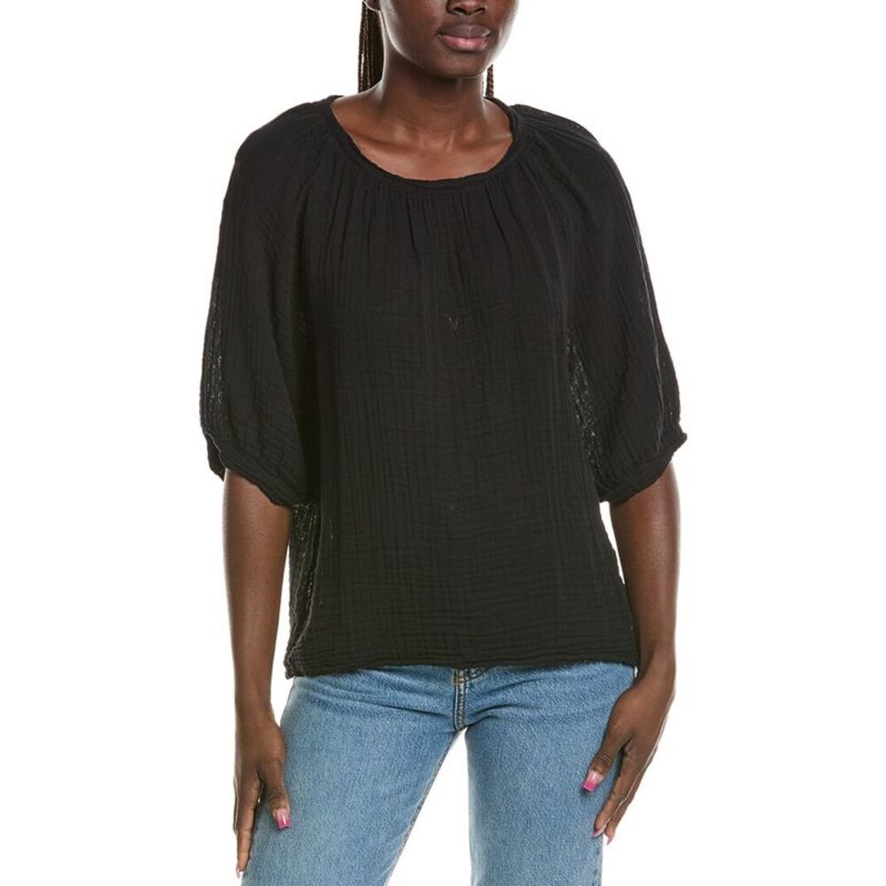 Michael Stars Womens  Jane Puff Sleeve Top